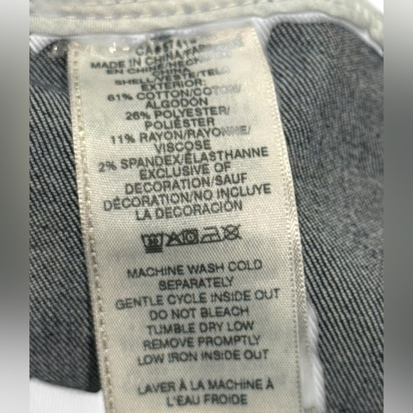 NWT True Religion Split skirt Denim Maxi size 30/10 US Dark Wash - Picture 5 of 7